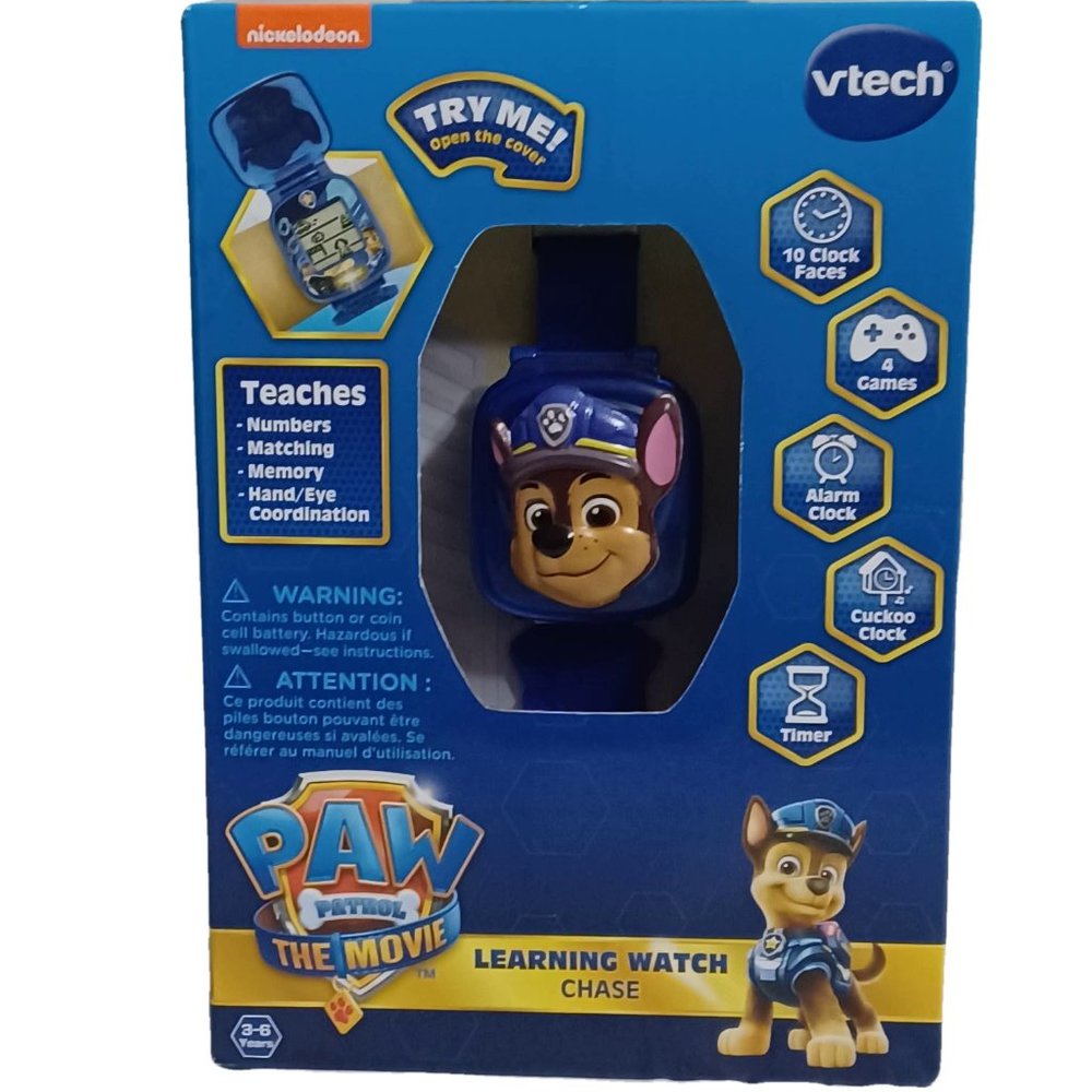 VTech PAW Patrol Learning Watch w/ PAW Patrol 1:55 scale True Metal vehicle